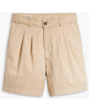 Levi's Geplooide Broek Kort - Naturel