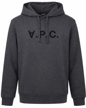 A.P.C. Sweatshirt With Logo - Gray
