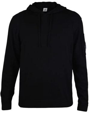 C.P. Company Jumper Hoodie - Black