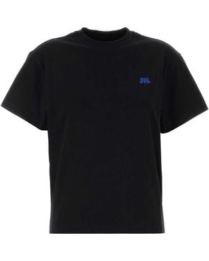 Jil Sander T-Shirt Cn Ss Emb - Black