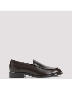 KHAITE Monroe Slip-On Loafers - Black