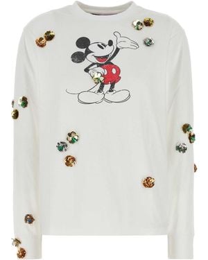 Coperni Cotton X Disney Mickey T-Shirt - White