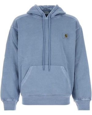 Carhartt Relaxed Logo Hoodie - Blue