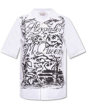 McQueen Short Sleeve Shirt - Weiß