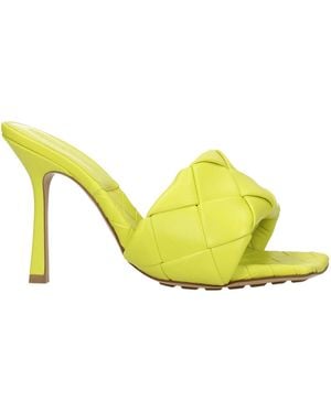Bottega Veneta Sandals/Kiwi Leather - Yellow