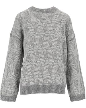 Peserico Strickpullover - Grau