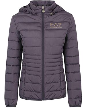 EA7 Logo Kurzwechseljacke - Blau