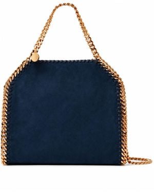 Stella McCartney Stella McCartney Falabella Mini Bag Alter Wildleder - Blau