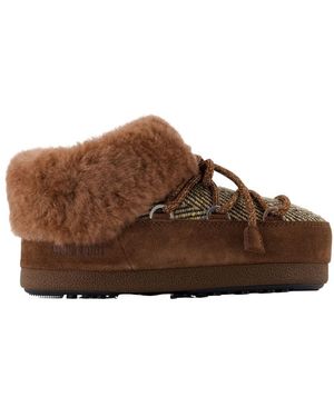 Moon Boot Mb X Gir Evx Sandalen Leder Braun