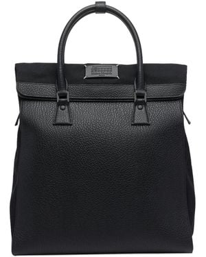Maison Margiela Logo Backpack - Black