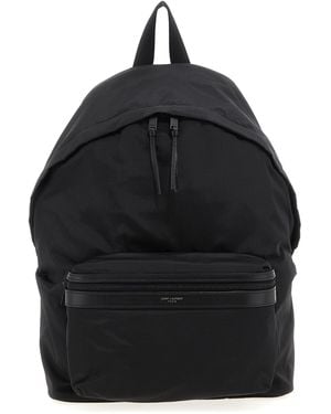 Saint Laurent Rucksack "City" - Schwarz