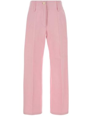 Patou Pink Cotton Pant