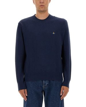 Vivienne Westwood Alex" Jersey With Logo - Blau