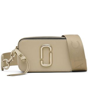 Marc Jacobs Schultertasche The Snapshot Aus Leder - Natur