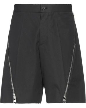 McQueen Cotton Bermuda - Grau