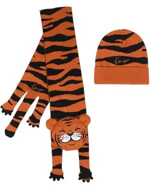 KENZO Sciarpa+Cappello - Orange