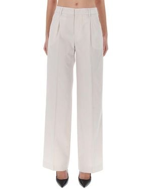 PT Torino Powder Virgin Wool Trousers - Multicolour