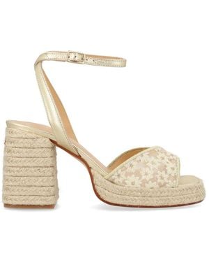 Castañer Castañer Goat Leather Heels - Natural