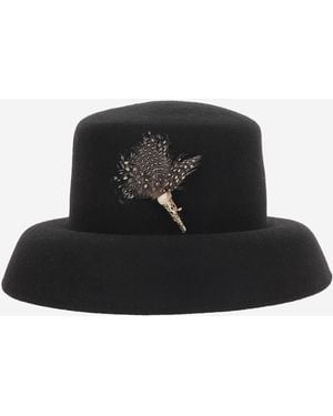ALEXIA ALVAREZ DE TOLEDO Wool Hat - Black