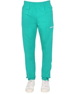 MOUTY Logo Embroidery Jogging Trousers - Green