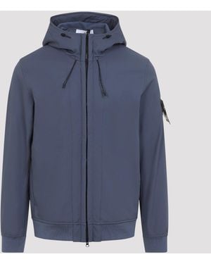 Stone Island Soft Shell Jacket - Blue