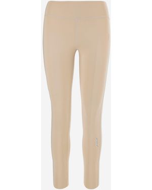 Autry Nylon Blend Skinny Trousers - Natural