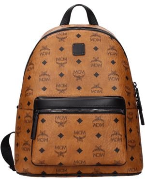 MCM Zaini E Marsupi Uomo Pelle Marrone/Cognac - Brown