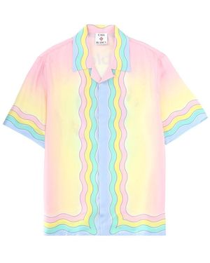 CASABLANCA Short Sleeve Shirts - Multicolour