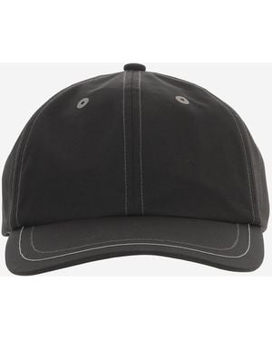 and wander Blended Cotton Baseball Cap - Black