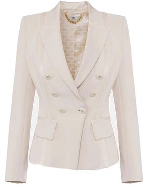 Elisabetta Franchi Jacket - White