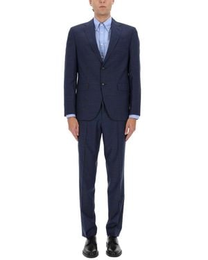BOSS Virgin Wool Suit - Blue