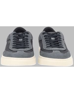 BOSS Low-Top Leather Trainers - Grey