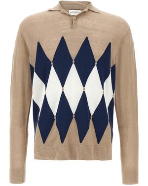 Ballantyne 'Argyle' Polo -Hemd - Blau