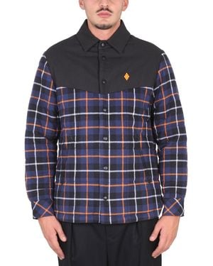 Marcelo Burlon Long-Sleeved Shirt - Blue