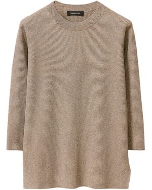 Fabiana Filippi Pullover mit Lurex-Detail - Braun