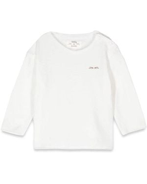 Teddy & Minou M/Long T Shirt - White