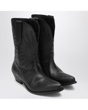 Golden Goose Wish Star Low Boots - Black