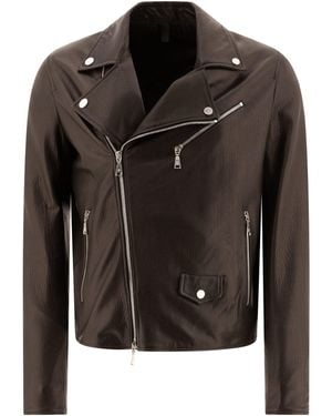 Tagliatore "Franklin" Lederjacke - Schwarz