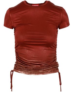 DIESEL Haut Marron - Rouge