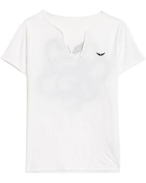 Zadig & Voltaire Tunisien Mc Cl Blason Rdrg Str - White