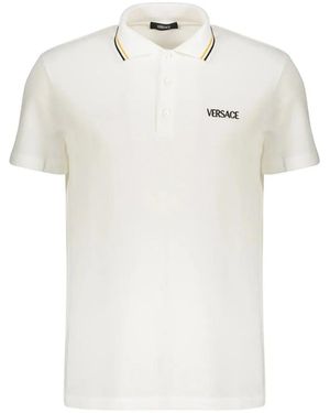 Versace Polo T Shirt - White