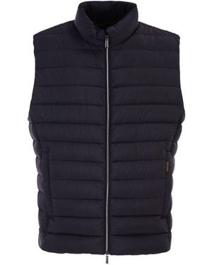 Moorer Calaf S3 Ganzendonsvest - Blauw