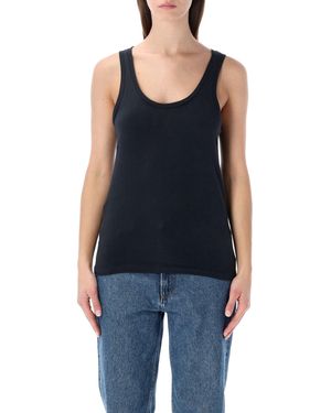 American Vintage Top Negro - Azul