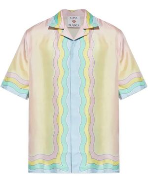 CASABLANCA Printed Shirt - White