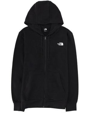 The North Face Felpa Con Logo E Zip - Black
