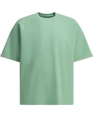 Goldwin "wf Light" T-shirt Met Ronde Hals - Groen