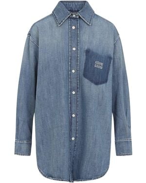 Miu Miu Denim Shirt - Blue