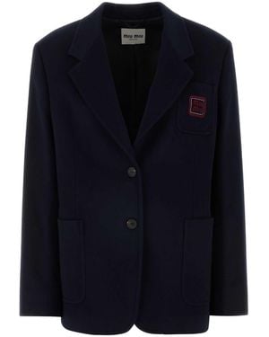 Miu Miu Jackets And Vests - Blue