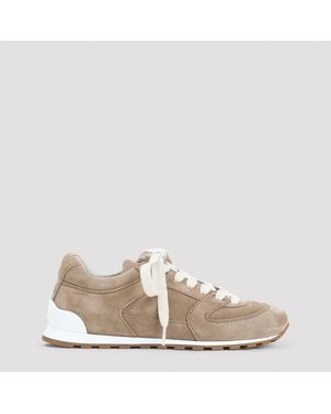Brunello Cucinelli Slim Trainers - Natural