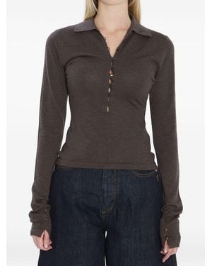 Jacquemus Braune T-Shirts Und Polos